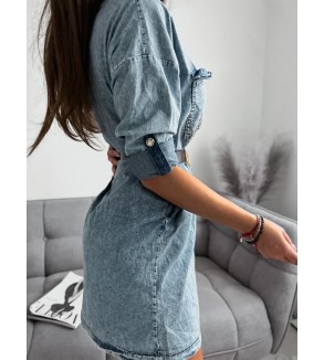 Sukienka damska jeansowa rozmiar od S-XL BEZ PASKA
